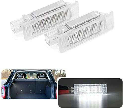 Lampada LED per vano bagagli Luce di cortesia per Fiat 500 500X 500L Panda Punto Evo Grande Punto Bravo Doblo Croma Stilo 6000K Bianco Canbus Interni Tronco Portavvio Lampada Porta Guanto Box Luce