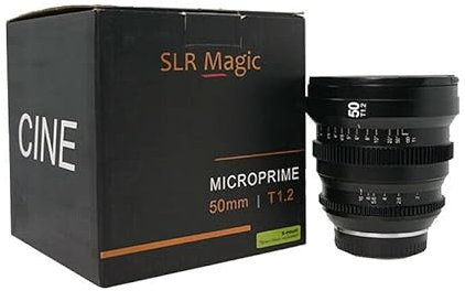 SLR Magic 50 mm T1.2 große Blende, Vollbild-Cine-Objektiv für Fuji X Mount Kamera + Verstellbarer ND-Filter