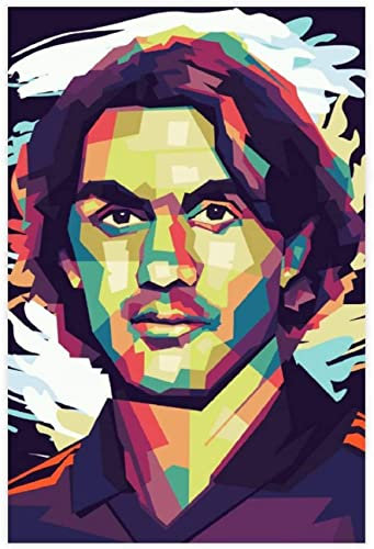 SDDLW1990 Puzzle für 1000 Teile Spieler Paolo Maldini Sports Promotion Poster Holz Puzzlespiel Erwachsenen und Kinder puzzle Poster 1000 Piece 29.5x19.6inch(75x50cm) Kein Rahmen