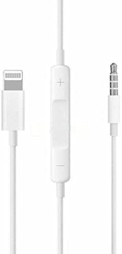 bwoo Cavo Aux Compatibile Lightning 8 Pin Device Audio Casa Auto Jack 3,5 Controllo Volume AUX 021