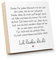 ARTFAVES® Holzbild mit Spruch - Danke für jeden Moment mit dir | Deko Geschenk zum Thema Freundschaft/Liebe/Familie/Größe: 14,8 x 14,8 cm