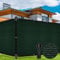 Duerer Sichtschutz Zaun 1.5m x 10m Gartenzaun Schattiernetz mit ösen 170g/m² Blockade UV-Schutz Outdoor Windschutz Sonnenschutz Sichtschutz Gewebe Hinterhof im Freien, Terrasse mit Kabelbinder, Grün
