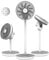 Cecotec Ventilador de Batería EnergySilence 2600 Sunflower Portable. 3 en 1, 22 W, Motor BLDC, Diámetro 13”, Batería de 2600 mAh, Pantalla LED, Control Remoto, Control Táctil y Oscilación
