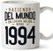 MUGFFINS Tazas 1994 Cumpleaños - En Español - Haciendo del Mundo un Lugar Mejor - 11 oz / 330 ml - Regalo original y divertido