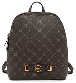 Tamaris Rucksack Anastasia Buckle 32585 Damen Rucksäcke Print brown 200