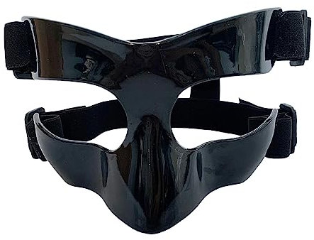JISADER Basketball-Maske, Gesichtsmaske, Nasenschutz, Gesichtsschutz, schützende Gesichtsabdeckung für Fußball, Fußball, Boxen