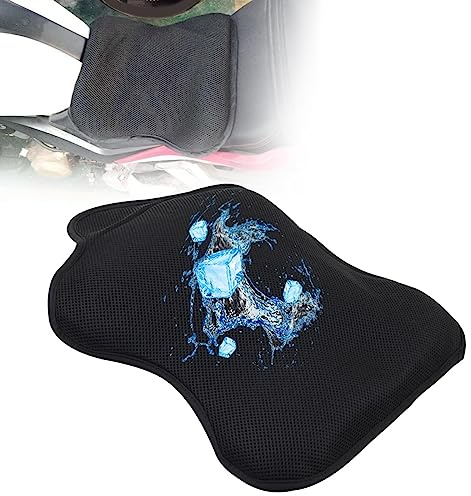 WELSAA Motorcycle Accessories For H&onda ST 1300 ST1300 Pan European ST1300A 2002 + Breathable Pressure Relief Gel Seat Cushion Cover Accessories