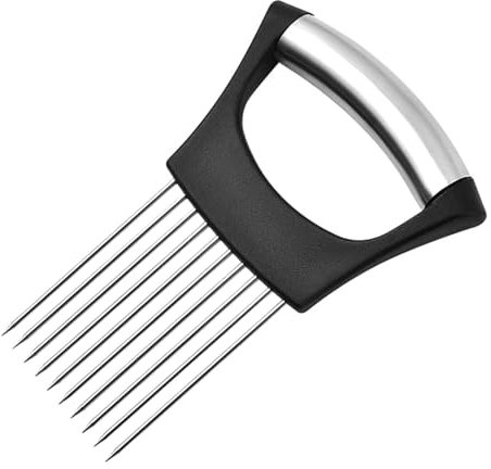 Stainless Steel Onion Slicer Multi-Function Onion Cutter Holder Waterproof Onion Slicer Holder Durable Tomato Slicer Holder for Kitchen Vegetable Fruits Food Slice