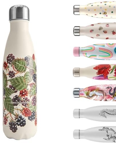 Chilly's Water Bottle - Stainless Steel and Reusable - Leak Proof, Sweat Free - Blackberry, 500ml