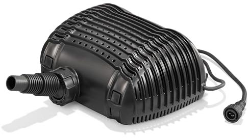 esotec Solar Bachlaufpumpe 3300/4300, Solarpumpe 12-18 V/DC, universelle Bachlauf Ersatzpumpe mit Kugelgelenk Schlauchanschluss, Solarbrunnen, Einzelpumpe, Tauchpumpe, 101565