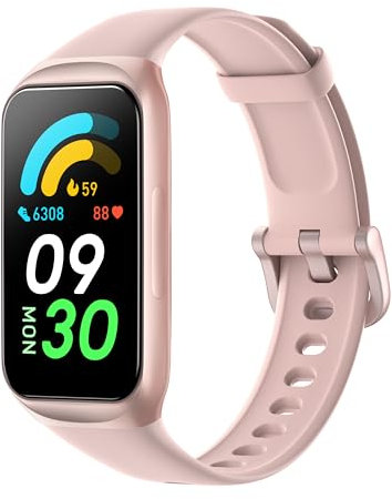 Septoui Smart Band, 1.47 Reloj Inteligente Frecuencia Cardíaca Sueño SpO2, Podometro Pulsera Actividad Impermeable IP68, 100+ Modos Deportivos Smartwatch Hombre Mujer