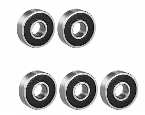 Bandsäge Sägeblattführung Edelstahl 12-50mm - Premium Bandführung für Bandsägen- Lager und Montage Set 6×6 - Hochwertige Blattführung Ersatzteil (5 Stück Kugellager für Bandsäge Sägeblattführung 6×6)