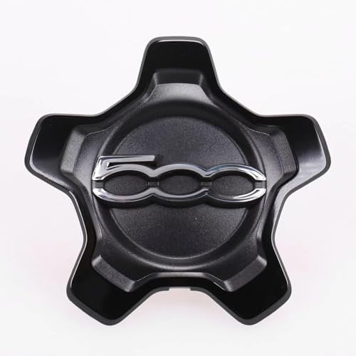 4 pezzi Auto Coprimozzi per Fiat 500x 735626311 16 inch, Coprimozzo Tappi di Cerchioni Copriruota Centrale Sostituzione Tappi Mozzo Auto Con logo,1pc