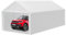 XMTECH Tente de garage, abri de voiture, 4 x 8 m, résistante aux UV et au soleil, avec portes, tente de pâturage, tente de stockage, abri de voiture, pour SUV, bateau, camion, cargaison, événements en