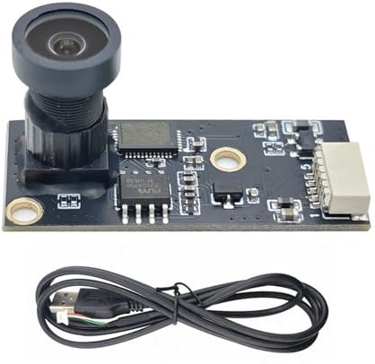 Hattba USB-Kameramodul für 3D-Drucker, 1920 x 1080 Pixel, Festfokussierung, 130 Grad, freilaufend, USB 2.0 Kameramodul Ersatz