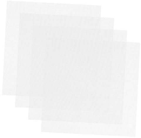 Mikinona 4 Stück Trockenkissen Zubehör Für Dörrgeräte Dörrmatten Für Jerky Dörrmatte Für Lebensmitteltrockner Obstdehydrator Backfolie Matte Lebensmittel-trockner-pad Teller Kieselgel