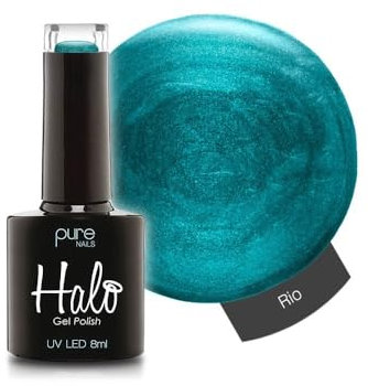 Halo Gel Polish 8ml - Rio. UV/LED Gel Nail Polish, Long Lasting & Easy To Apply. Nail Art Colours For Manicure & Pedicure. Gel Polish For Professional & Home Use.