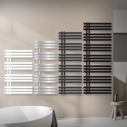 ECD Germany Iron EM Design Badheizkörper - 600 x 1600 mm - Anthrazit - Designheizkörper Paneelheizkörper Heizkörper Handtuchwärmer Handtuchtrockner Heizung Radiator
