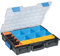 Allit Kleinteilekoffer 454220 mit Verbindungsclips, herausnehmbaren Boxen und hochschlagfestem Deckel, EuroPlus Pro >K< 44/15, mit 15 Fächern, Fahrzeugeinrichtung, Schraubenkoffer, stapelbar