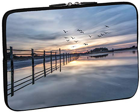 PEDEA Design Schutzhülle Notebook Tasche bis 17,3 Zoll (43,9cm), Coastline