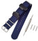 Shieranlee NATO Nylon Strap Armband Kompatibel mit Casio G-Shock GA-110 120 GA-400 GD-100 DW-5600 GLS-8900 Canvas Men Bracelet Band Black Adapters