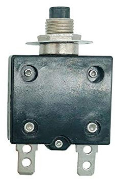 Protecteur de surcharge thermique bouton poussoir réinitialisation disjoncteur AC 125/250V 35A