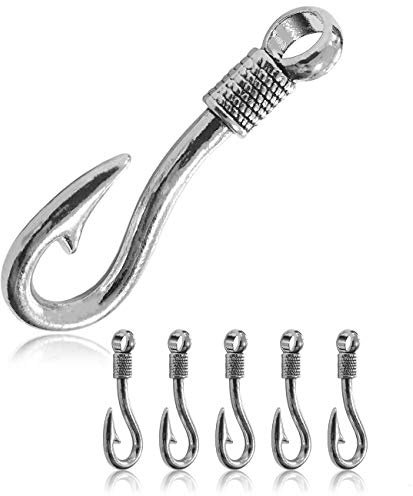 Anker-Verschluss für Armband im 5er Set, Haken Verschlüsse, Anhänger für Kette, ideal für Paracord 550 oder Leder