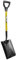 JCB Professional Taper Mouth Site Shovel, Heavy - Duty Steel Blade, 230-210 x 305 mm Blade, High-Performance Tool 3 Year Standard Warranty