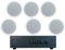 FONESTAR Pack A150 - Amplificador PROX-60 + Seis Altavoces DE Techo GAT-601