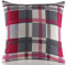 Kissenbezug Kissenhülle Kopfkissenbezug Pillow Cover Pillowcase 40x40 40x60 40x80 50x50 80x80 2er-Set Doppelpack 100% Baumwolle, Farbe: Rot Grau Weiß, (Größe: 40 x 80 cm Baumwolle)