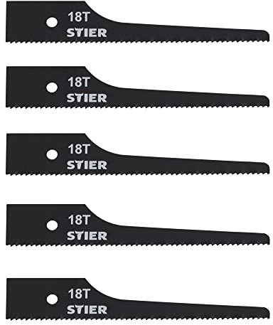 STIER Stichsägeblatt für STS-100 18 Zähne 5 Stk