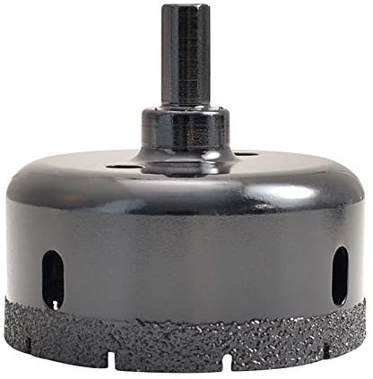 KATUR Diamond Drill Bit Brazed Core Hole Saw 70mm, Hollow Hole Cutter for Glass, Porcelain, Tile, Marble, Ceramic, Granite