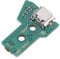Pwshymi Port Charge PS4, Carte de Chargement USB de Remplacement JDS-050 Nouveau Modèle Plaque de Charge USB pour Manette de Jeu PS4