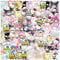 100Pcs Cute Sanrio Stickers, Cartoon My Melody Kawaii Waterproof Vinyl Stickers for Laptop Skateboard Bike Guitar Laggage Bicycle, Kids and Teens