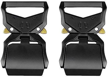 Gürtelschnalle 2er Set, 40mm Gürtelschnalle Herren, DIY Rucksack Taschen Gürtel Schnalle, Ersatz gürtelschnalle (MG Schwer)