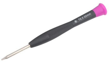 T6 Torx Screwdriver, Precision T6 x 30mm Mini Torx Screwdriver for Computer Laptop Hard Drive HDD SSD Replace Repair Tool