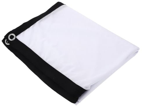AOKWAWALIY Pantalla de proyección portátil Pantalla de Cortina del proyector Pantalla de Cine Inflable Gigante Pantalla de proyector Plegable Pantalla de proyector Blanca Interior poliéster