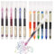 Hopton 12 Stück Gelschreiber, 0.5mm Gel Kugelschreiber, Tintenroller, Stifte Gel, Stifte Selschreiber, Liquid Gel Ink für Schulsachen, Schreiben, Geschäft - 10 Farben