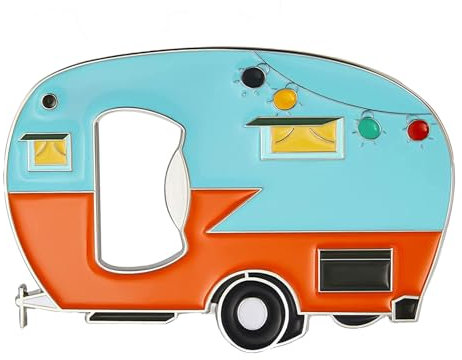 Domemit Flaschenöffner Magnetisch Kühlschrank, Camper Geschenke Wohnwagen Deko, Flaschenöffner Bier Bierflaschenöffner Lustig, Wohnmobil Geschenke Gadgets, Einzigartige Bier Geschenke für Männer Blau