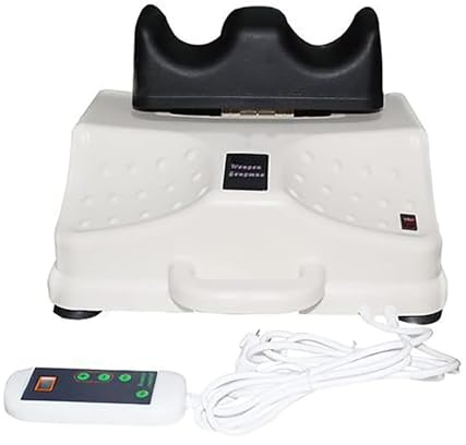 HMWOKPOT Fitness Blood Chi Machine Swing Foot Massager with Wire Control, 10 Gear Speed Adjustable with Carrying Handle for Relax Muscles
