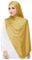Lina & Lily Luxus-Satin Hijab Kopftuch Schal für Muslimische Frauen Extra Langer (Altgold)