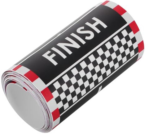 TOBBOMEY Race Car Party Supplies DIY Road Sticker Label Toy Car Track Tape 10x200cm Traffic Adhesive Tape for Kids Highway Decoration