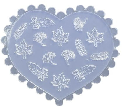 Hrtyvhin Nagelkunst-Silikon-Stempelformen für Partys und Salons, Maniküre, Schmuckherstellung, geprägte Nägel, Schablonen für Frauen