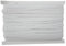 Trimming Shop 12mm (1/2 Inch) Wide Flat Elastic Band, Stretchable Waistband Tape Elastic Cord for Sewing Clothing, Garments, Dressmaking, DIY Craft Projects, White, 10 Metres