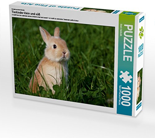 CALVENDO Puzzle EIN Motiv aus dem Kalender Tierkinder klein und süß | 1000 Teile Lege-Größe 64 x 48 cm Foto-Puzzle für glückliche Stunden