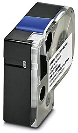 Phoenix Contact MM-EMLF Beschriftungsband Weiß für THERMOFOX, THERMOMARK GO, THERMOMARK GO.K auf Blau
