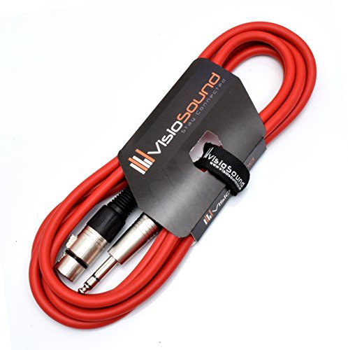 Female XLR to 6.35mm Stereo TRS Jack Lead/Balanced Signal/Audio Patch Cable