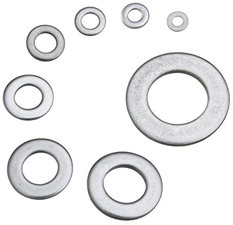 50 Unterlegscheiben M14 (15,0 mm) DIN 125 Edelstahl A2 VA V2A rostfrei | Form A, Scheiben, Beilagscheiben, Standard Unterlegscheiben, Kleine Unterlegscheiben