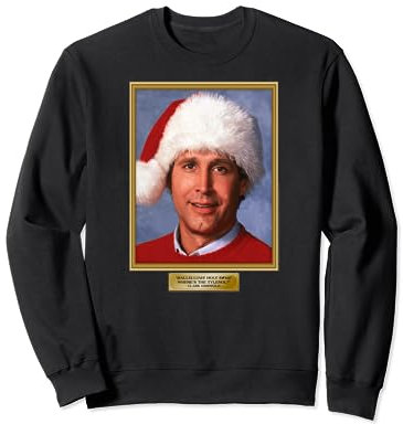 Warner Bros. Christmas Vacation Hallelujah Unisex Erwachsene Sweatshirt Schwarz S Klassisch Langarm Crew Neck