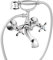Zweigriff Armatur für Badewanne Retro Wannenarmatur - Vintage Badewannenarmatur mit Kreuzgriffen, Handbrause & Brauseschlauch - nostalgisches Design von Ferro